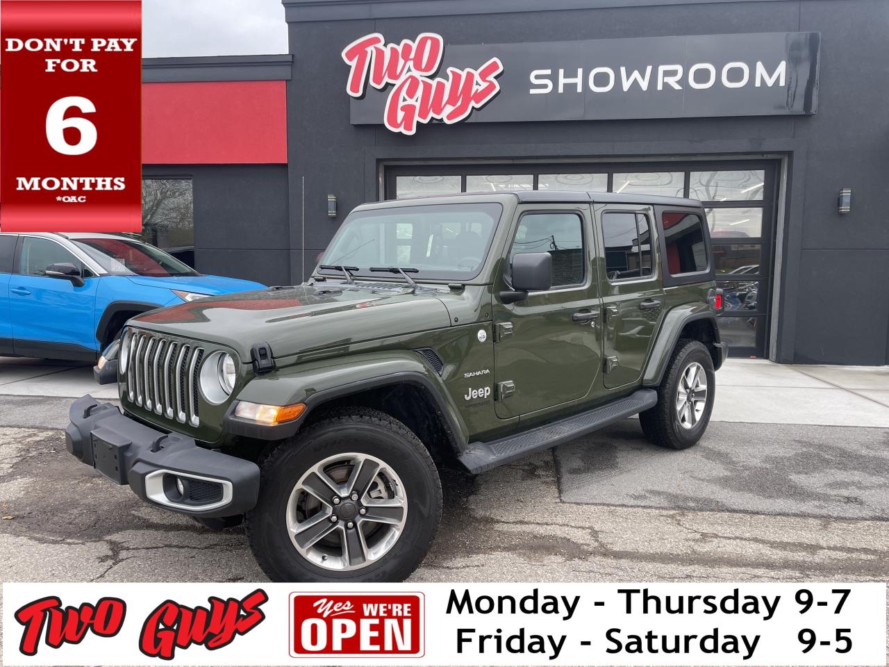 2022 Jeep Wrangler Unlimited Sahara 4x4 Leather Nav Back Up Camera Photo0