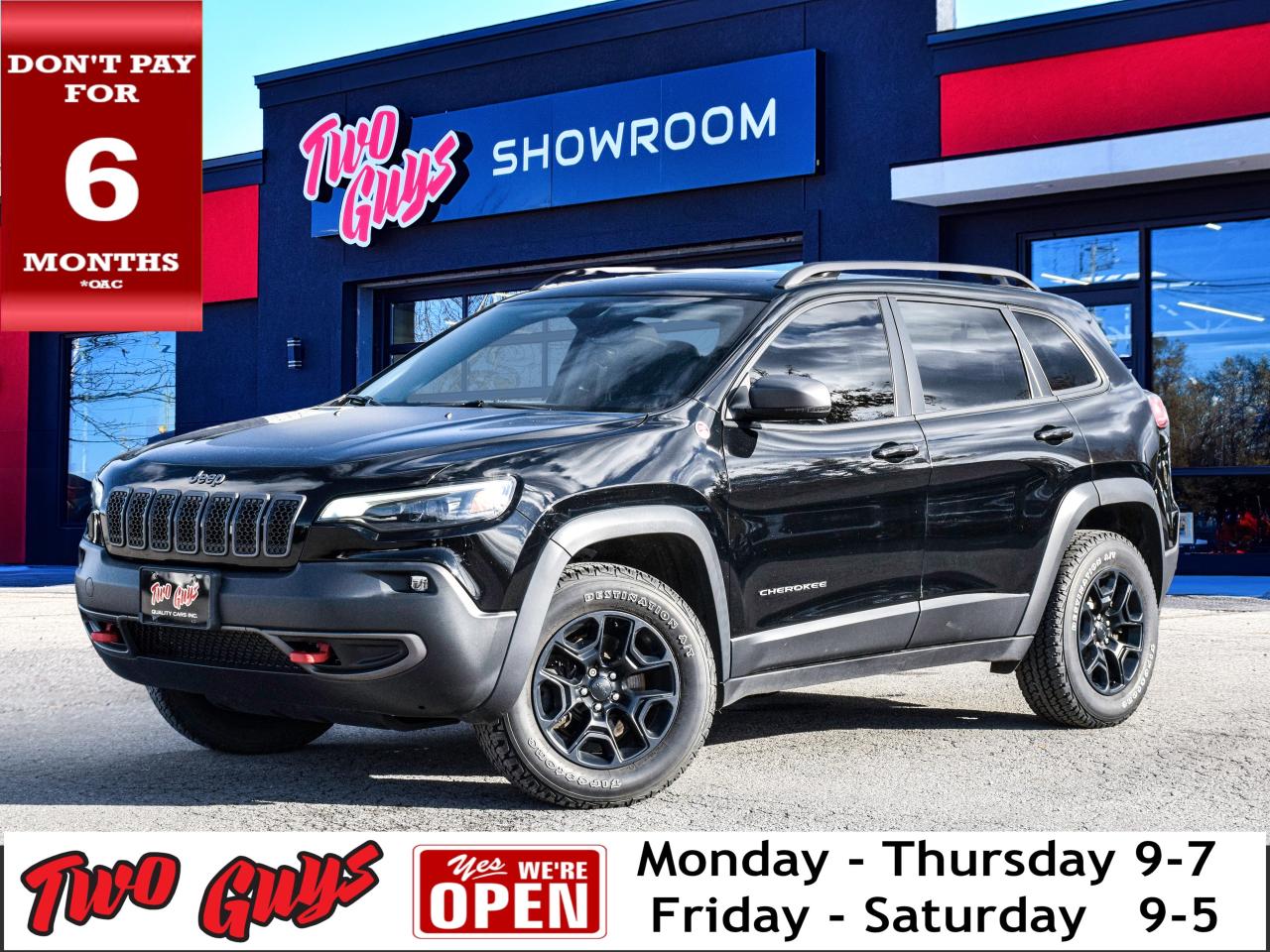 2020 Jeep Cherokee Trailhawk Elite 4x4 Leather Pano Nav Back Up Cam Photo0