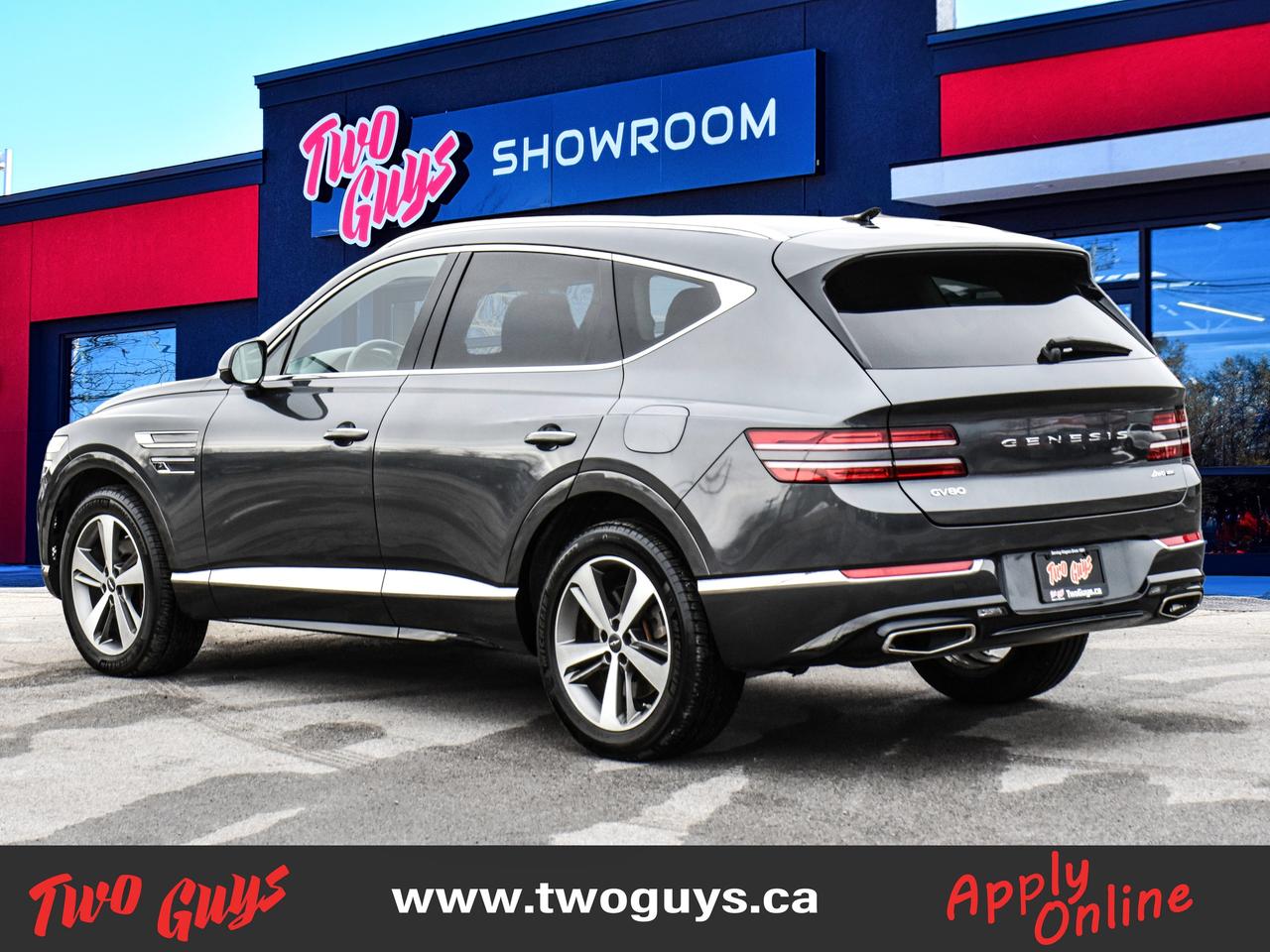 2021 Genesis GV80 2.5T Advanced   5 Pass   Panoroof   Lease Return Photo3