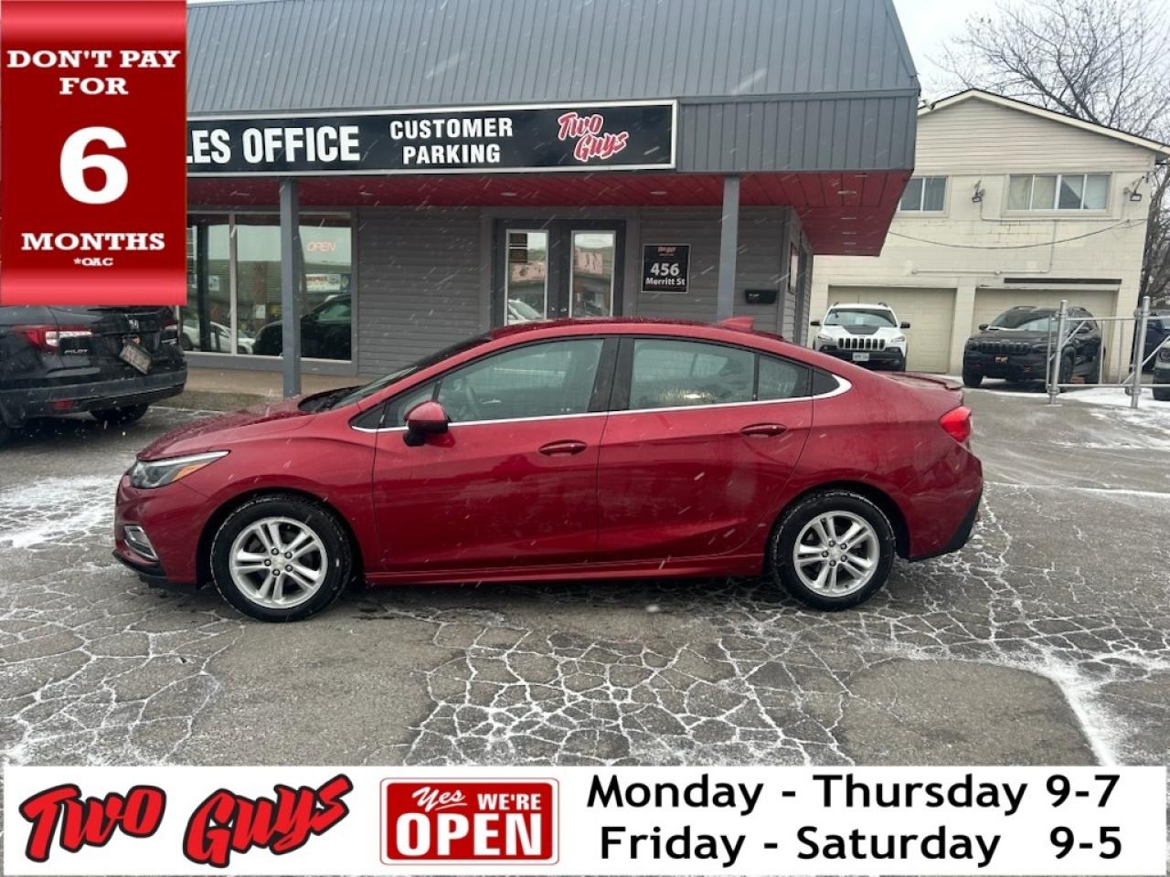 2017 Chevrolet Cruze 4dr 1.4L LT w-1SD RS Back Up Cam Htd Front Seats Photo0