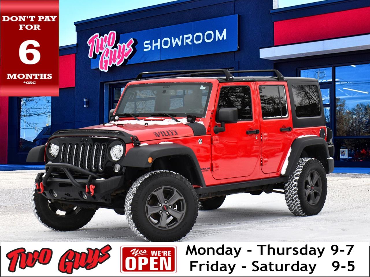 2017 Jeep WRANGLER UNLIMITED 4WD 4dr Willys Wheeler Photo0