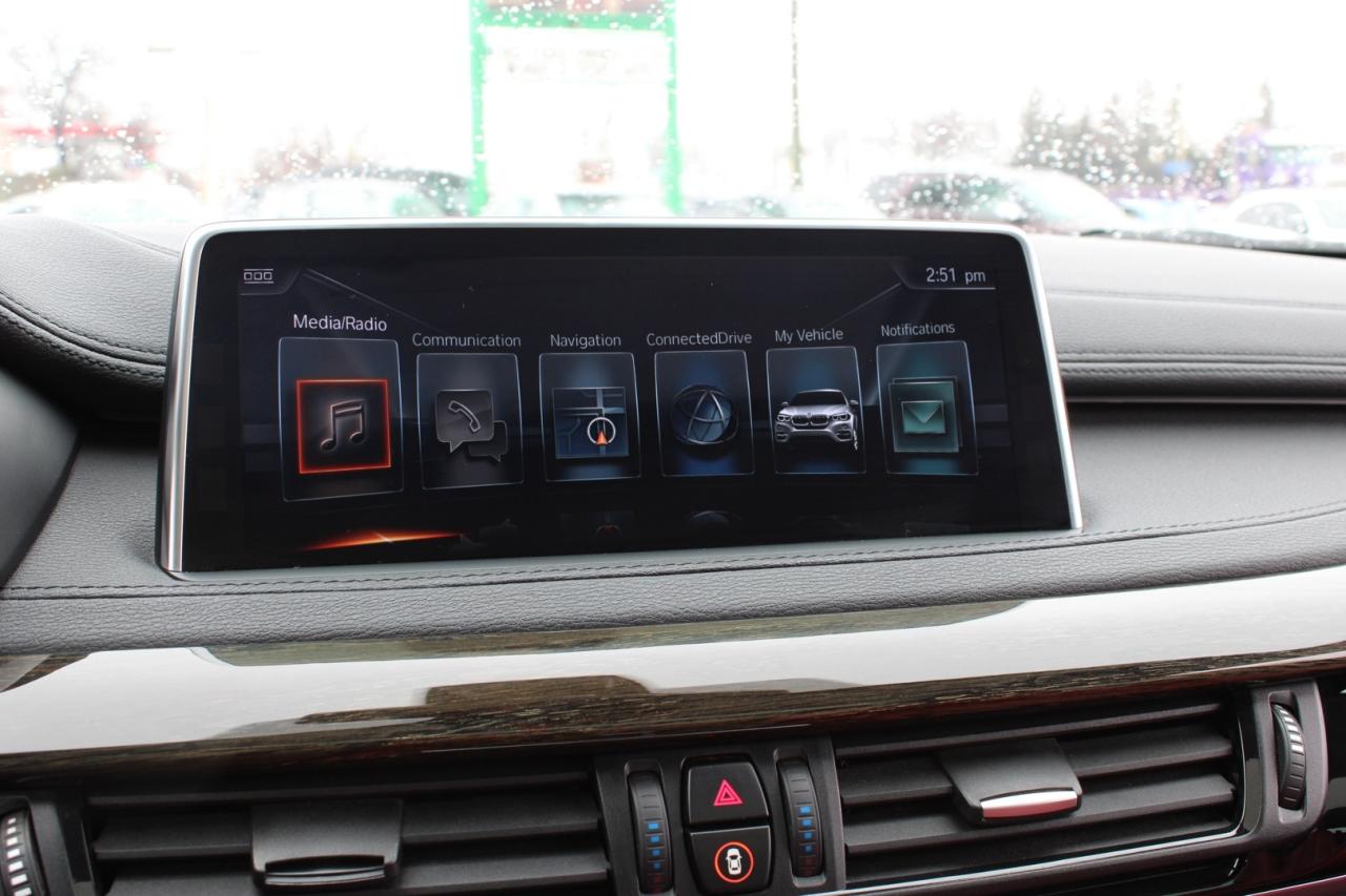 2017 BMW X6 xDrive35i Red Interior 360 Camera Blind Spot Lane Photo