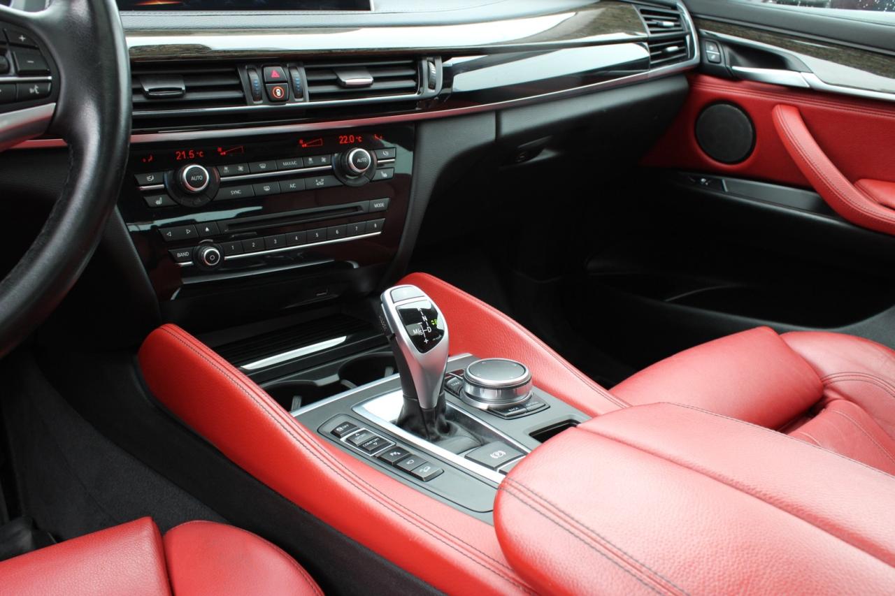 2017 BMW X6 xDrive35i Red Interior 360 Camera Blind Spot Lane Photo