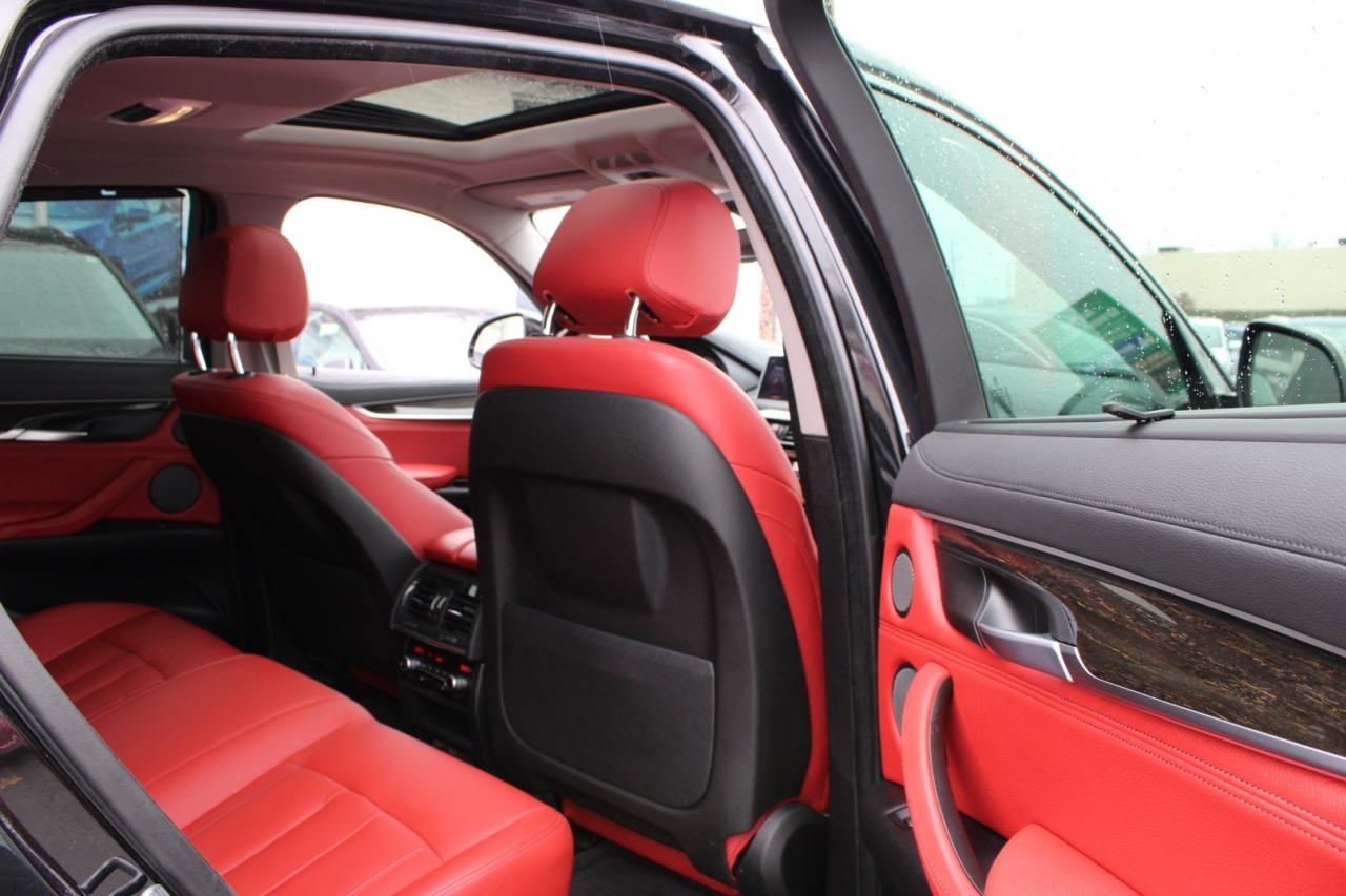 2017 BMW X6 xDrive35i Red Interior 360 Camera Blind Spot Lane Photo
