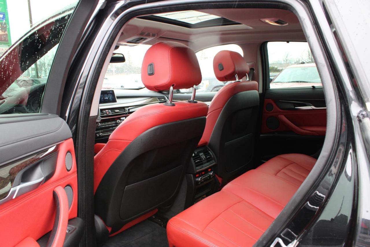 2017 BMW X6 xDrive35i Red Interior 360 Camera Blind Spot Lane Photo