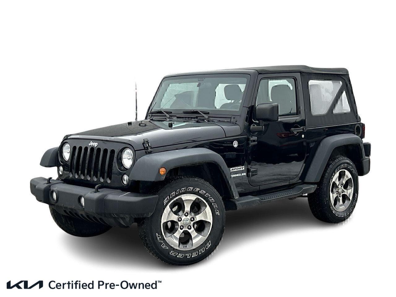 2016 Jeep Wrangler Sport   An American Off-Road Icon CERTIFIED   OFF- Photo