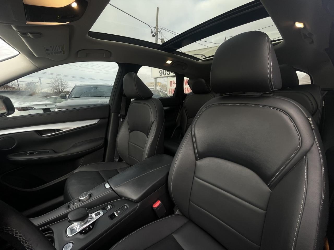 2021 Infiniti QX50 LUXE AWD Pearl white Leather   PRO PILOT   Htd Sea Photo