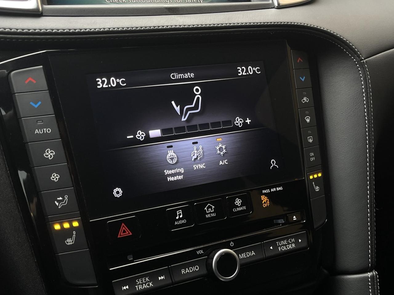 2021 Infiniti QX50 LUXE AWD Pearl white Leather   PRO PILOT   Htd Sea Photo