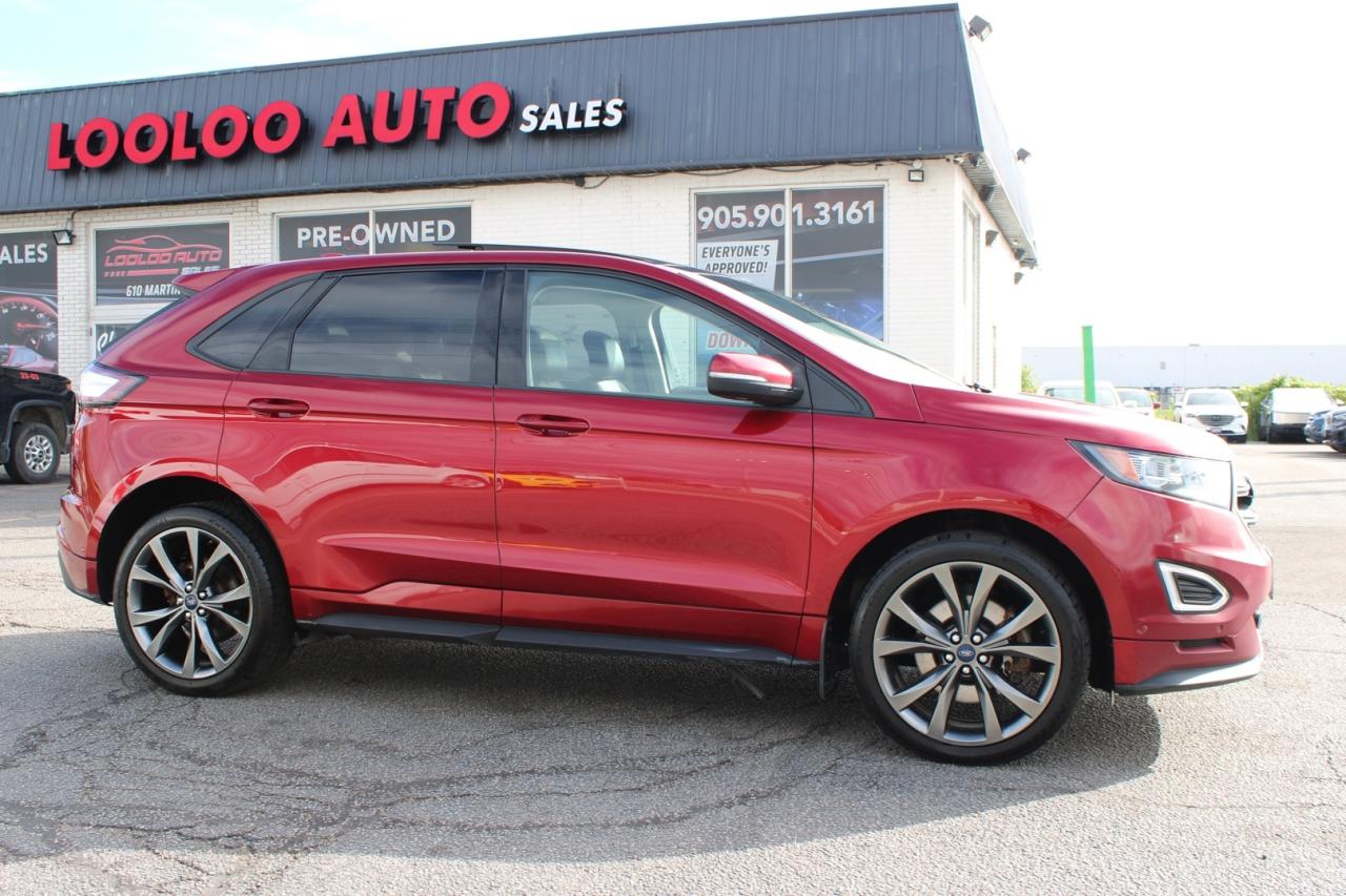 2017 Ford Edge Sport AWD V6 NO ACCIDENT CLEAN CARFAX SAFETY CERTI Photo0