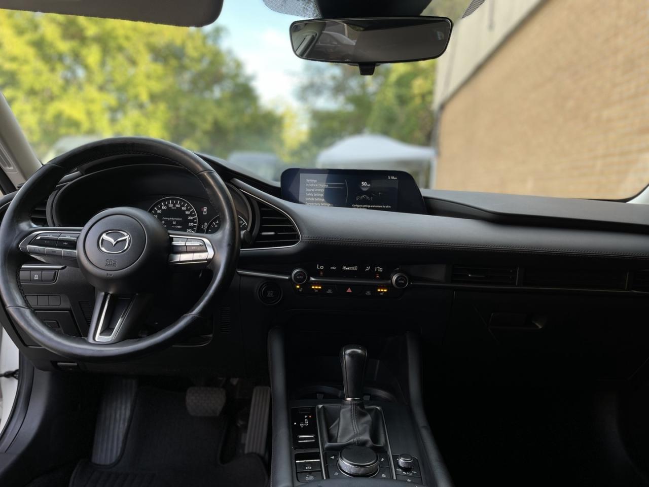 2023 Mazda MAZDA3 GS Pearl White Blind Spot   Dual Climate   Push St Photo