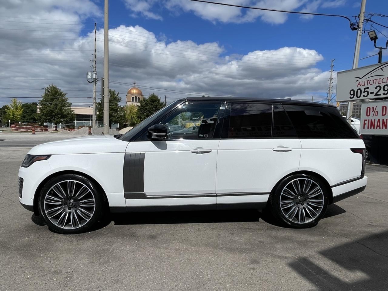 2020 Land Rover Range Rover P525 Autobiography Pearl White with Red Leather Fu Photo