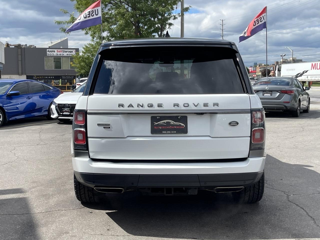 2020 Land Rover Range Rover P525 Autobiography Pearl White with Red Leather Fu Photo