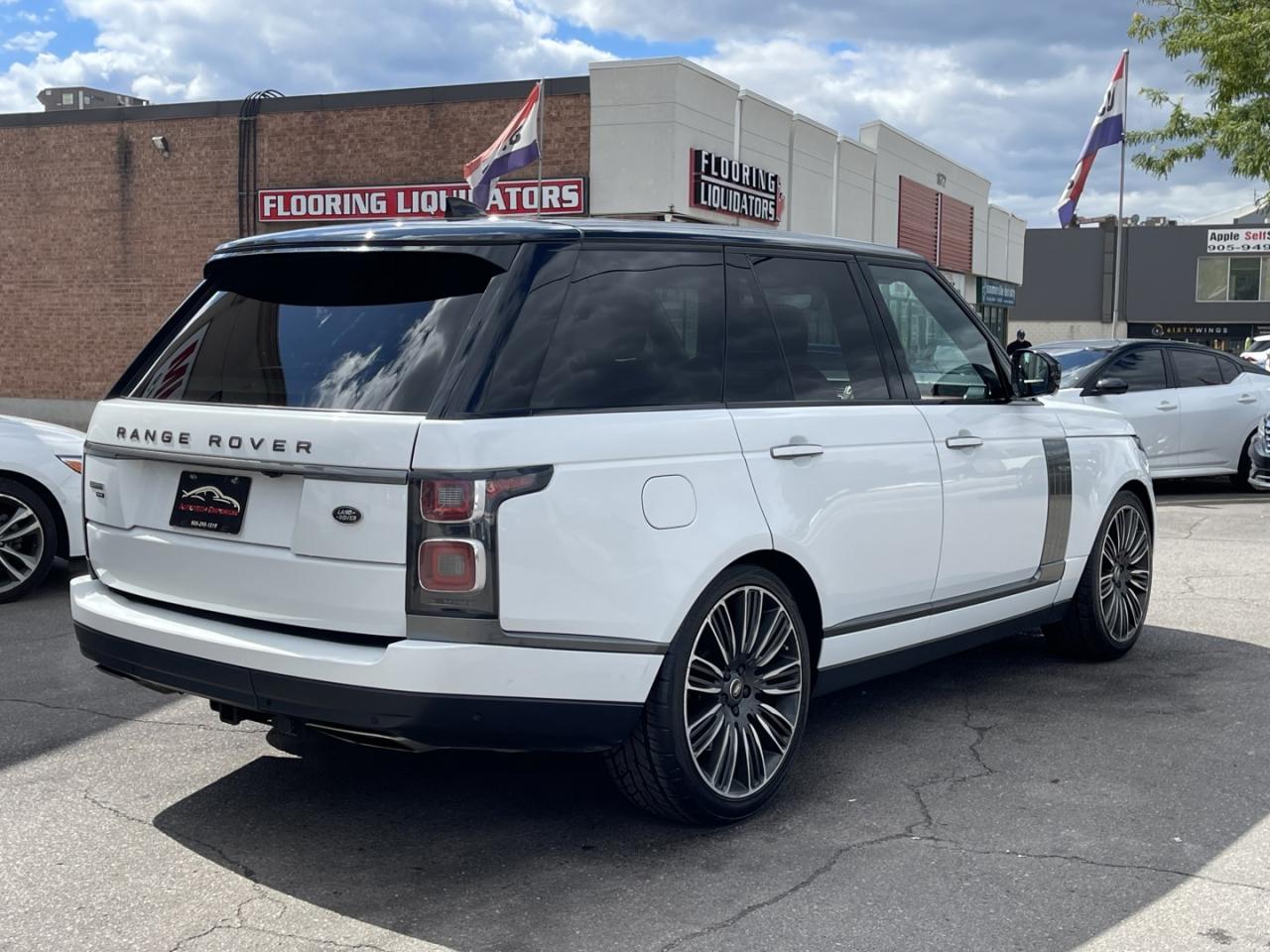 2020 Land Rover Range Rover P525 Autobiography Pearl White with Red Leather Fu Photo