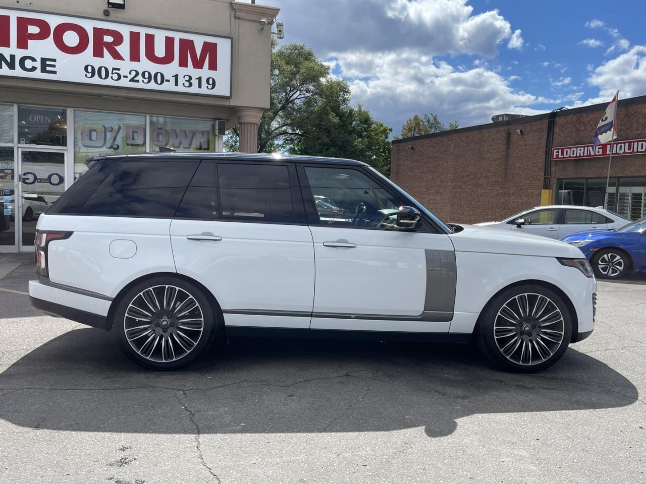 2020 Land Rover Range Rover P525 Autobiography Pearl White with Red Leather Fu Photo