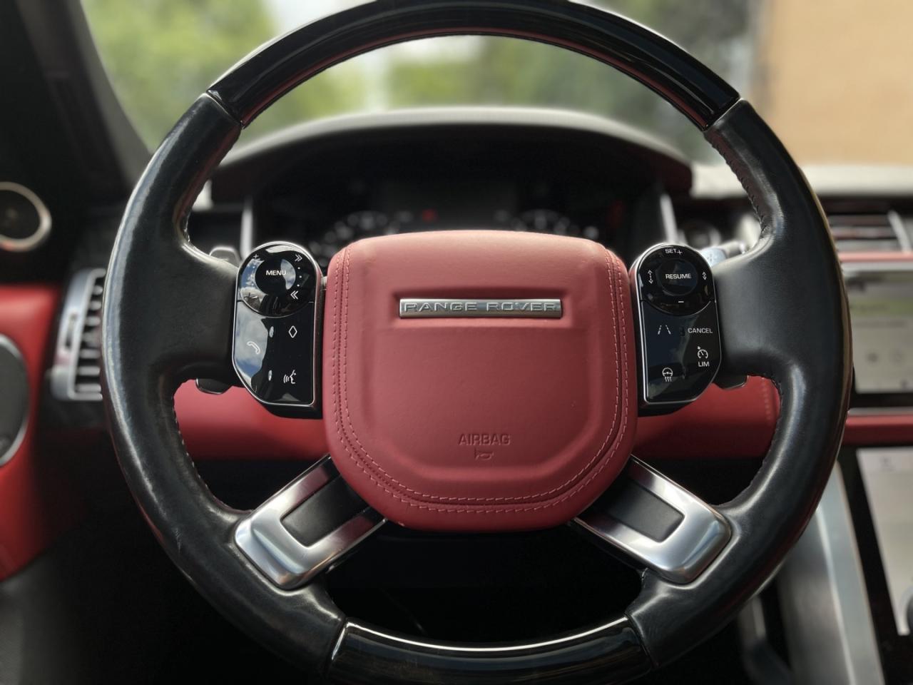 2020 Land Rover Range Rover P525 Autobiography Pearl White with Red Leather Fu Photo