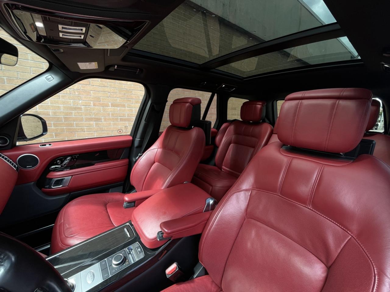 2020 Land Rover Range Rover P525 Autobiography Pearl White with Red Leather Fu Photo