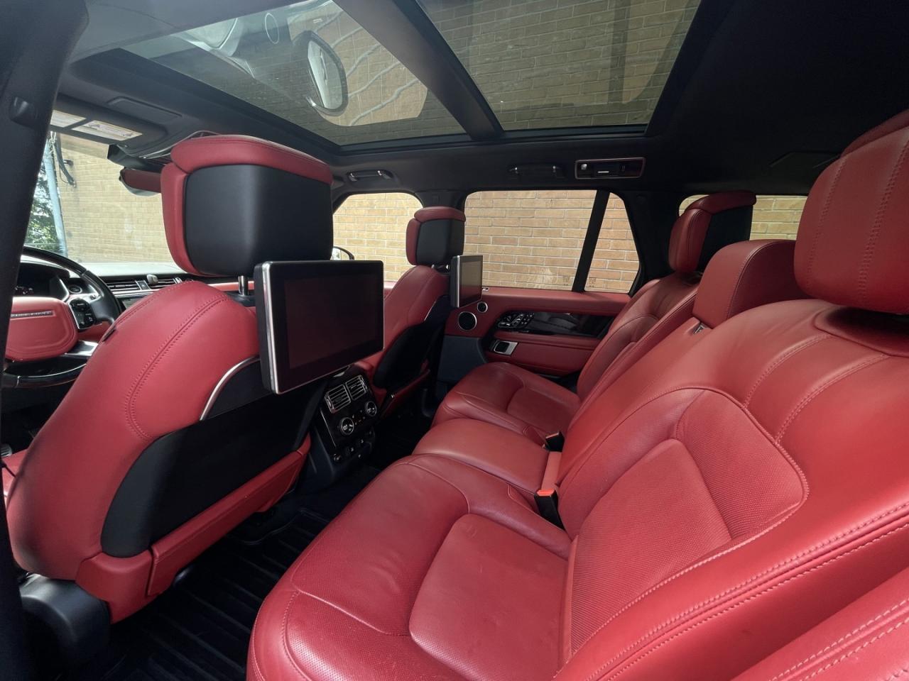 2020 Land Rover Range Rover P525 Autobiography Pearl White with Red Leather Fu Photo