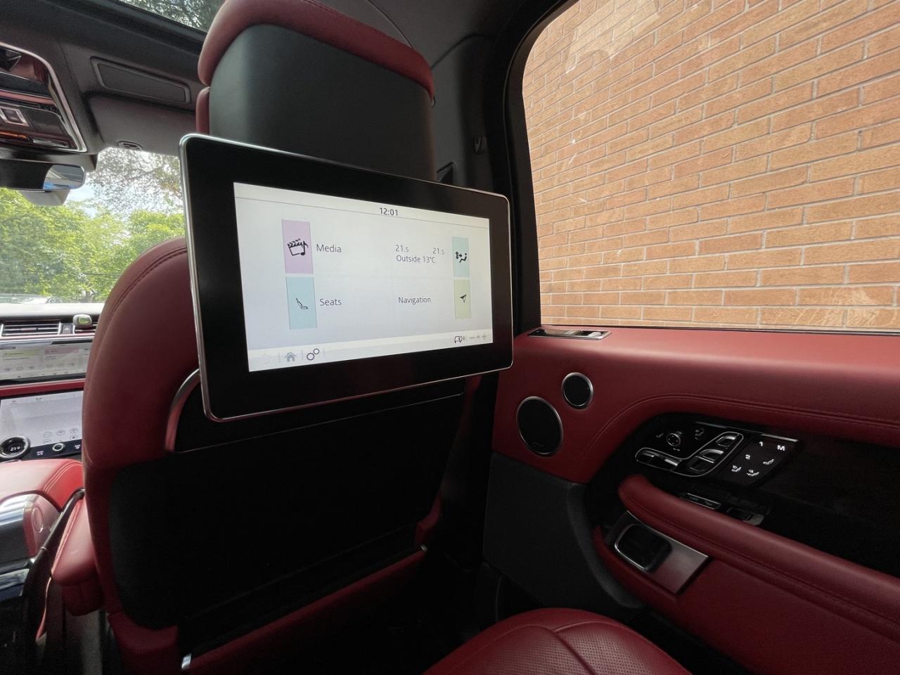 2020 Land Rover Range Rover P525 Autobiography Pearl White with Red Leather Fu Photo