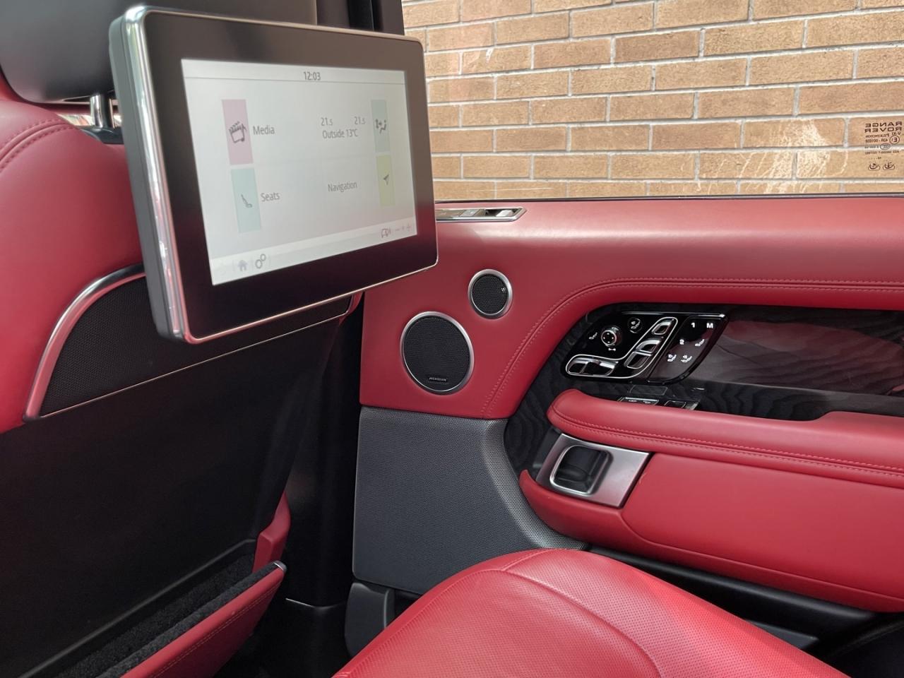 2020 Land Rover Range Rover P525 Autobiography Pearl White with Red Leather Fu Photo