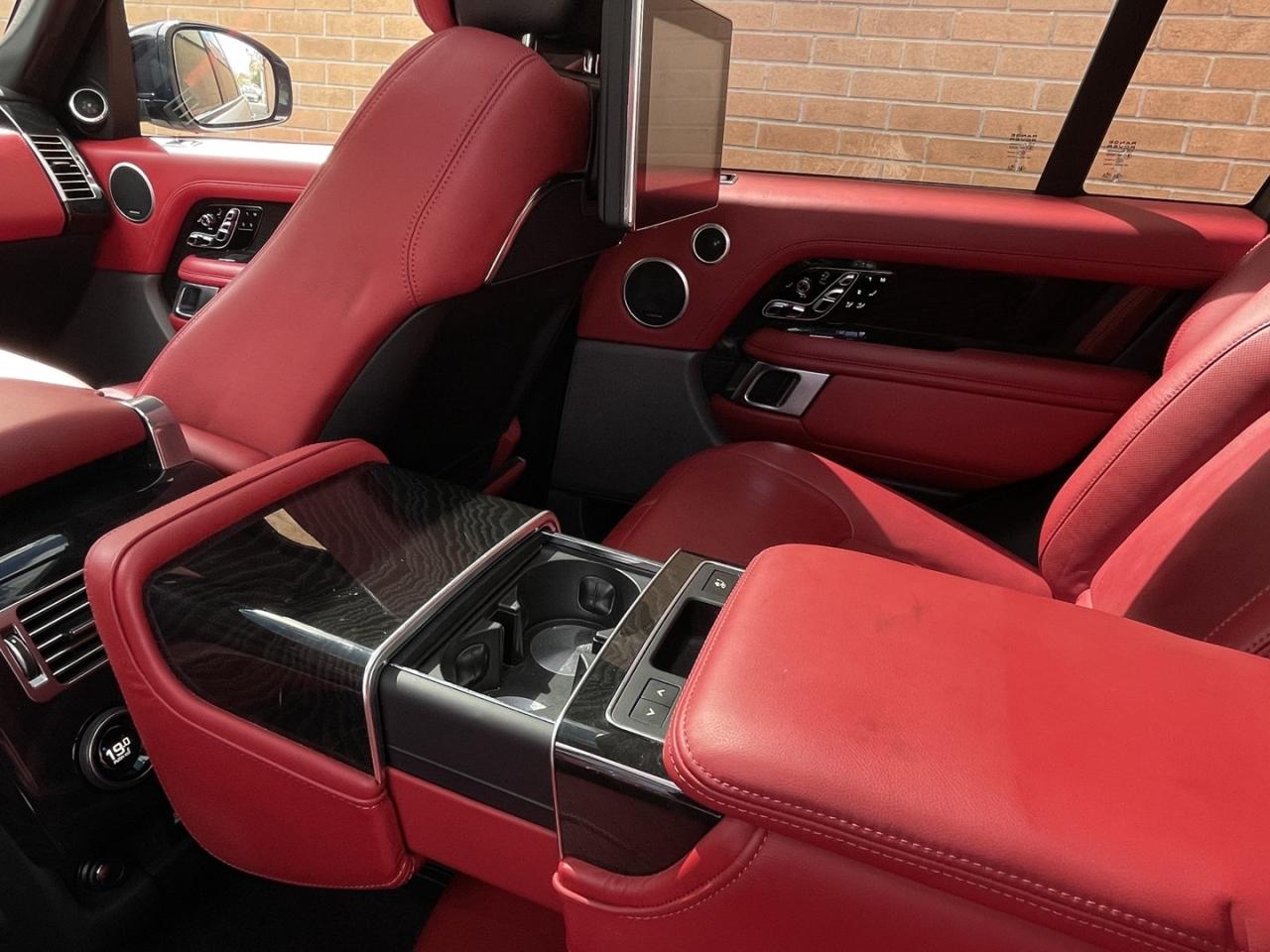 2020 Land Rover Range Rover P525 Autobiography Pearl White with Red Leather Fu Photo