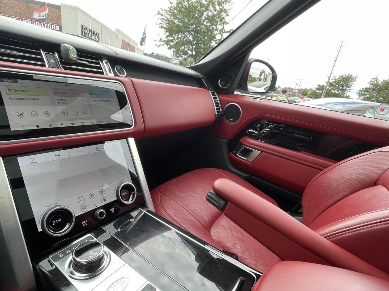 2020 Land Rover Range Rover P525 Autobiography Pearl White with Red Leather Fu Photo