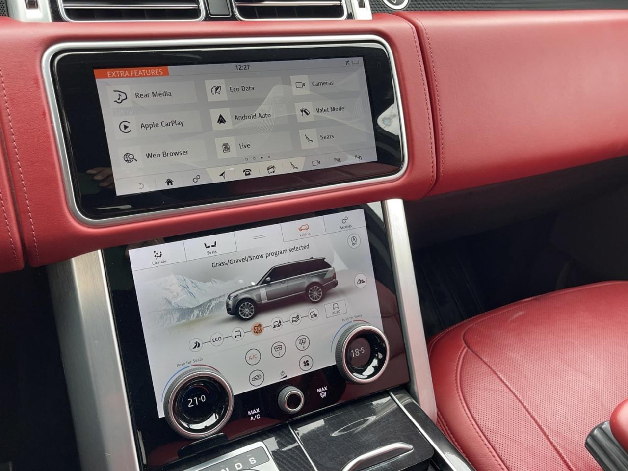 2020 Land Rover Range Rover P525 Autobiography Pearl White with Red Leather Fu Photo