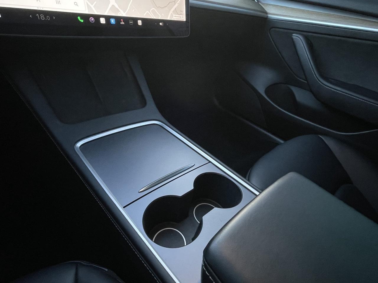 2021 Tesla Model 3 SR PLUS Pearl White Pano Roof / Leather / Blind Sp Photo