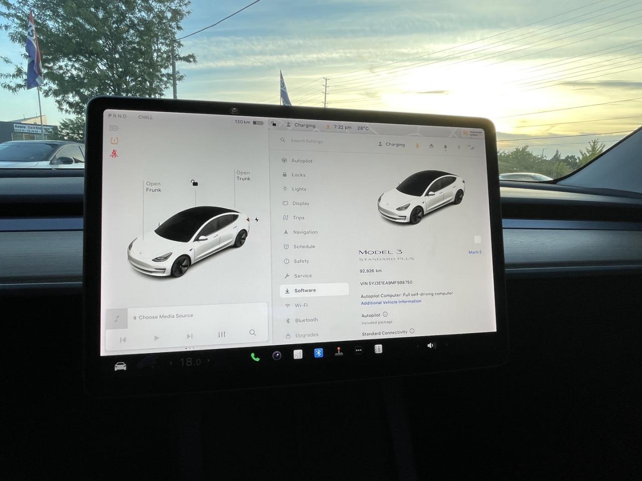 2021 Tesla Model 3 SR PLUS Pearl White Pano Roof / Leather / Blind Sp Photo