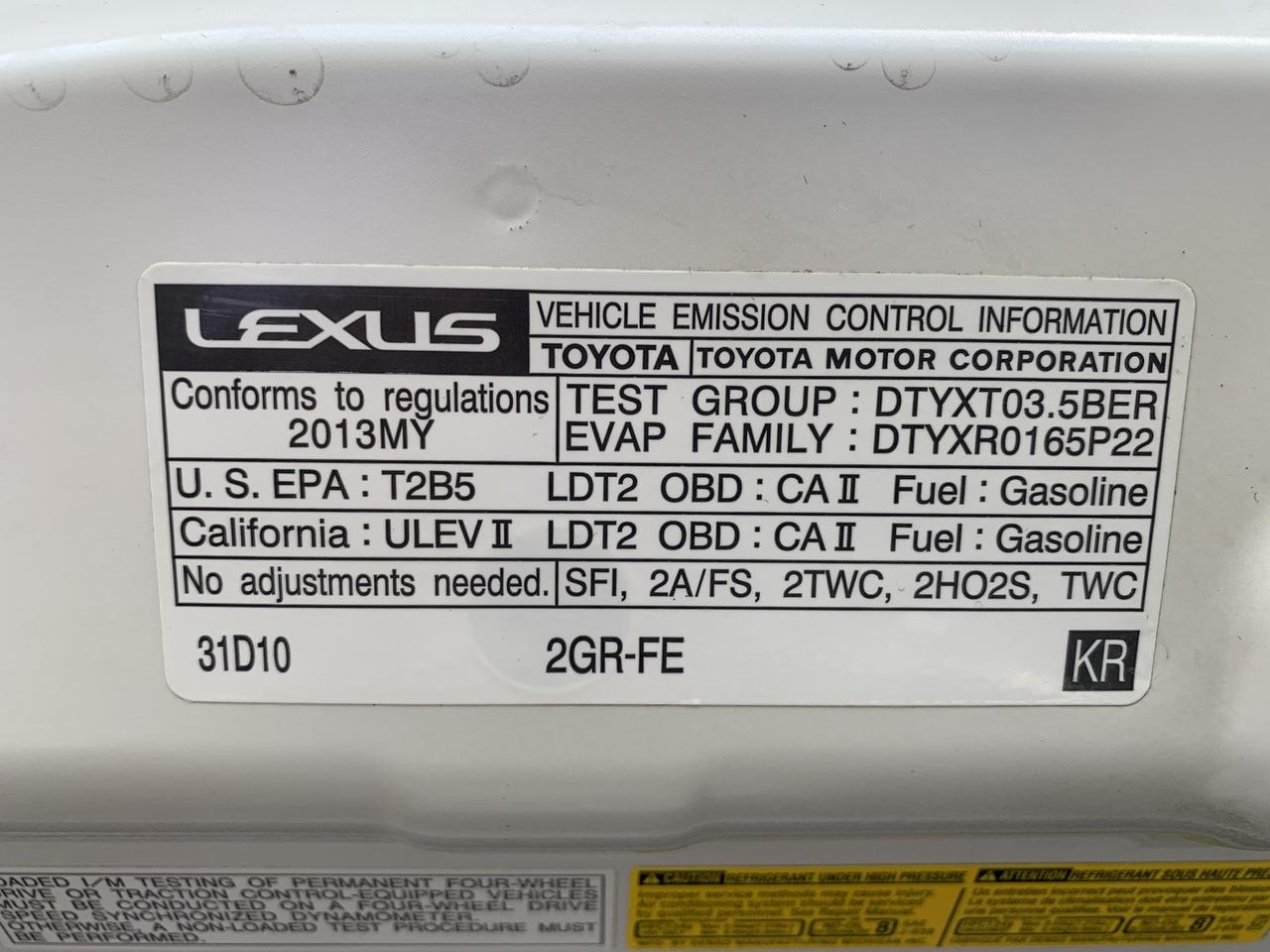 2013 Lexus RX 350 AWD / F Sport / NAVI / S ROOF / LEATHER / CAMERA Photo