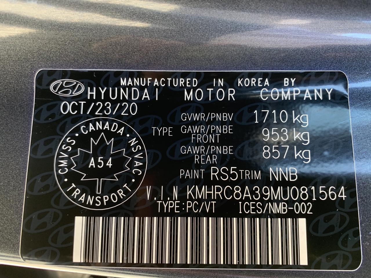 2021 Hyundai Venue Ultimate  / !!! 65780 KMS !!! CAR PLAY /NAVI !! Photo