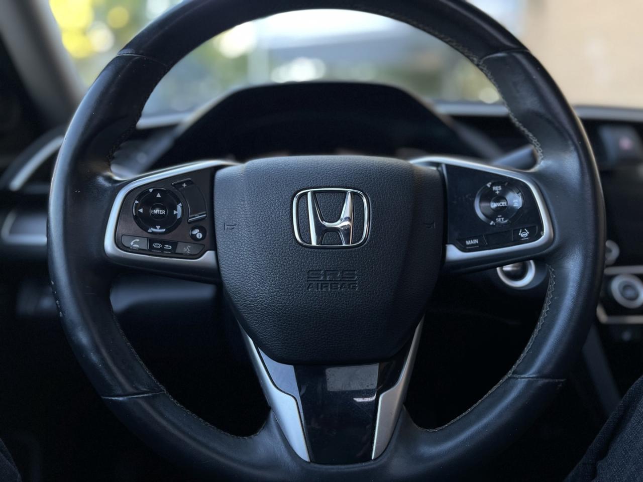 2020 Honda Civic EX Pearl white   Sunroof   Push Start   Honda Sens Photo