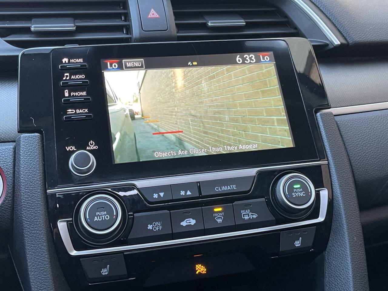 2020 Honda Civic EX Pearl white   Sunroof   Push Start   Honda Sens Photo