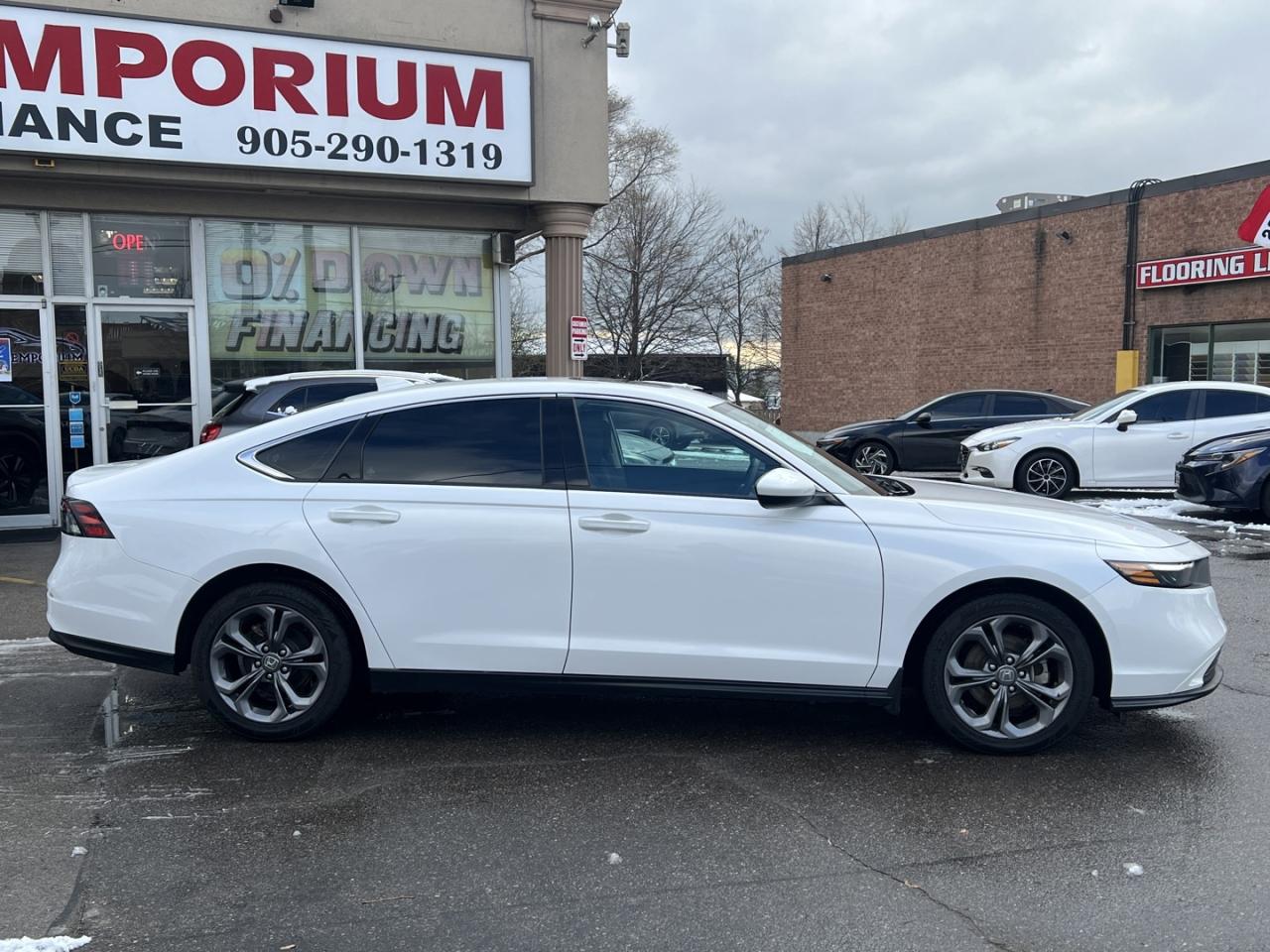 2024 Honda Accord EX Pearl White   Sunroof   Htd Seats   Blind Spot Photo