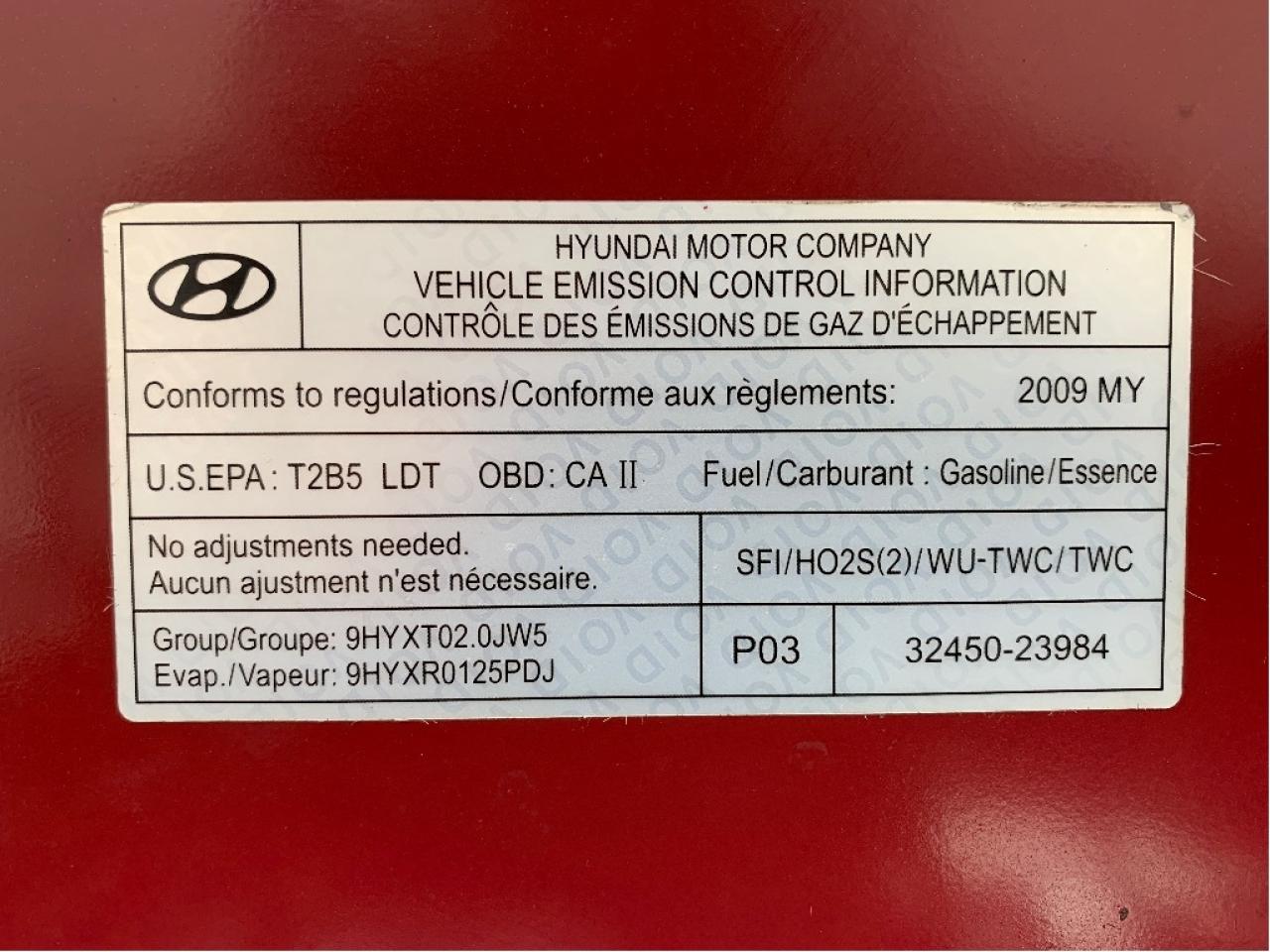 2009 Hyundai Tucson GL MODEL  AUTO !! ONE OWNER !! CAR FAX CLEAN !! Photo