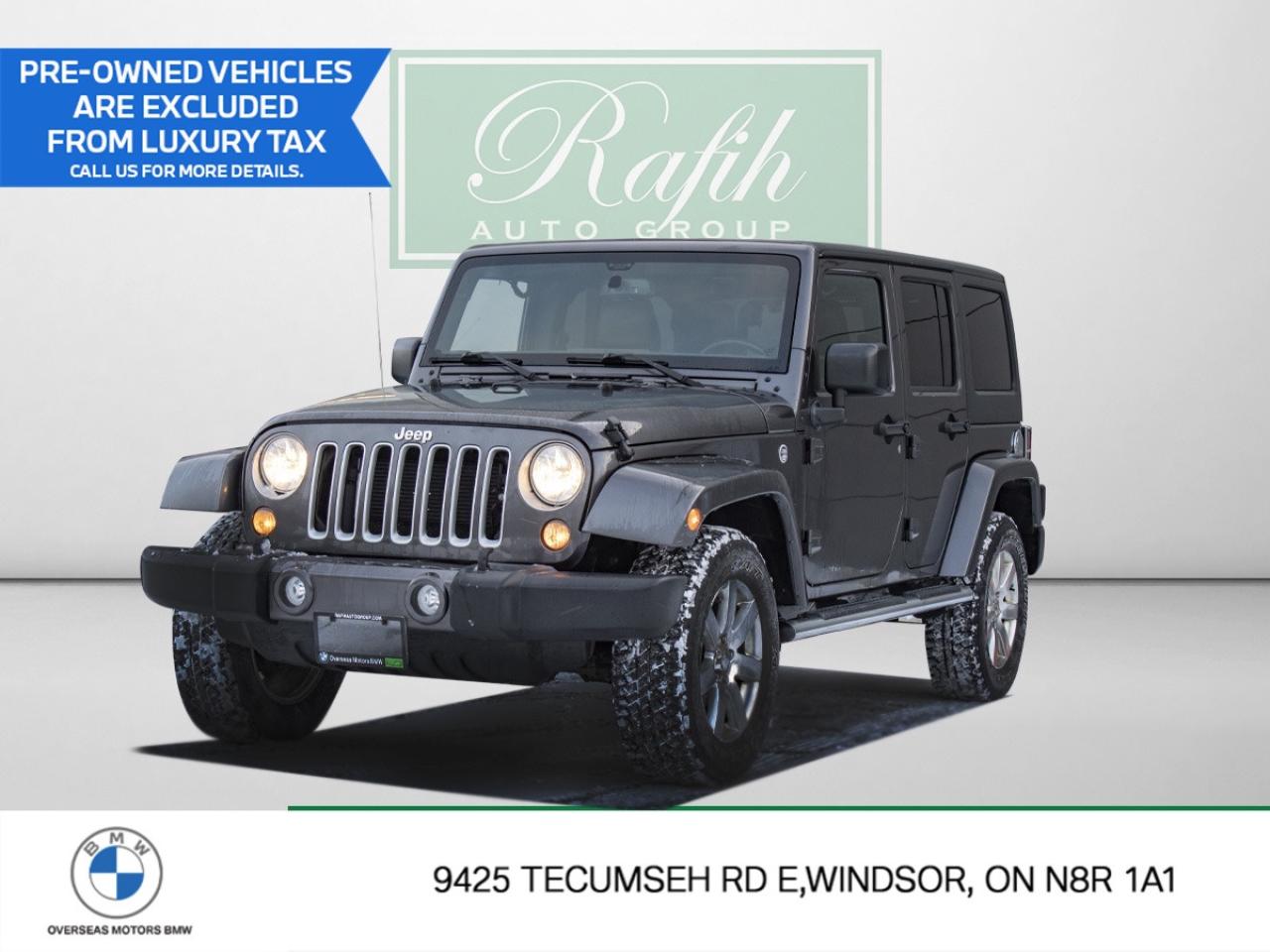 2016 Jeep WRANGLER UNLIMITED SAHARA EDITION-NO ACCIDENTS-LOW KMS Photo0