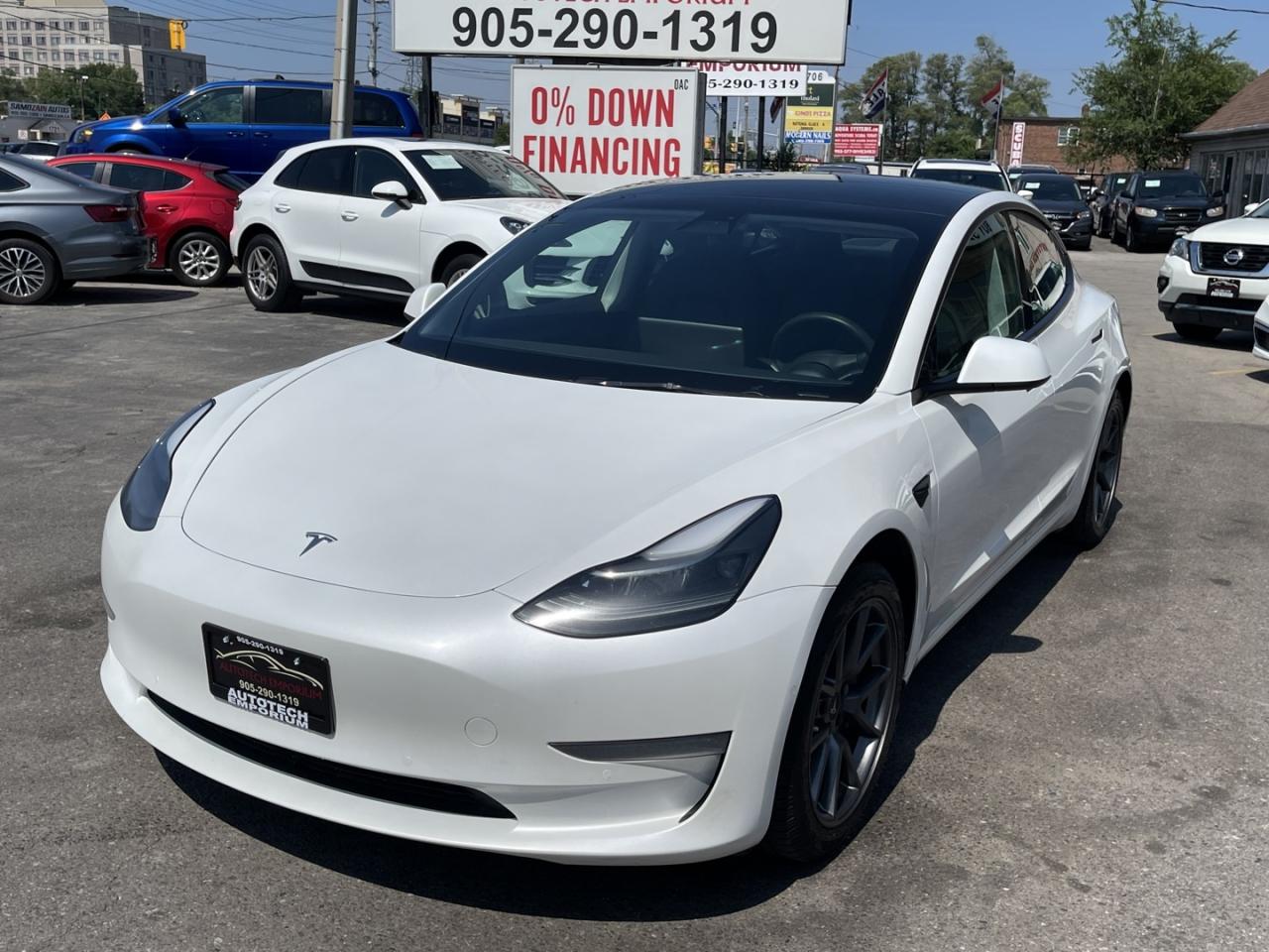 2021 Tesla Model 3 SR Plus / Pano Roof / Leather / Blind Spot Cameras Photo