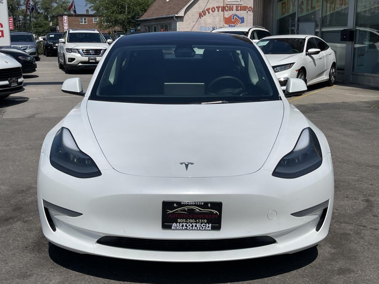 2021 Tesla Model 3 SR Plus / Pano Roof / Leather / Blind Spot Cameras Photo