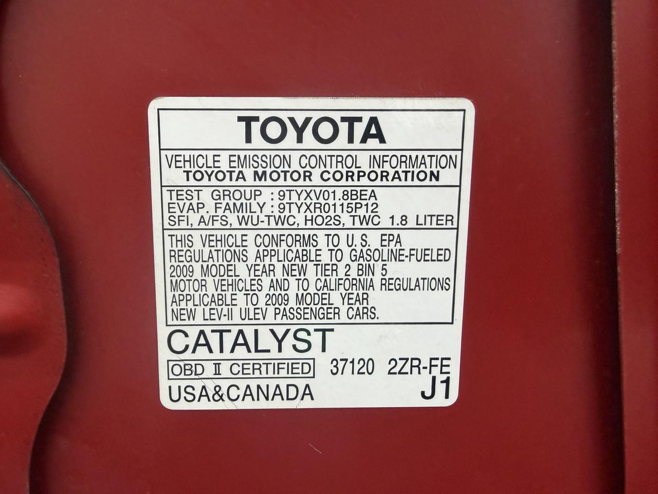 2009 Toyota Corolla 4dr Sdn Auto CE/ 133336 KMS !!! COMES CERTIFIED Photo