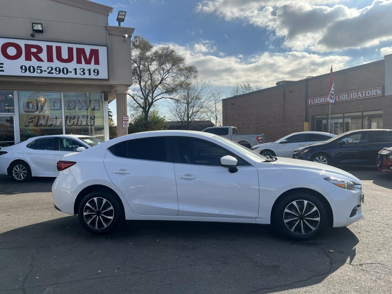2018 Mazda MAZDA3 GS Pearl White Htd Steering   Htd Seats   Push Sta Photo