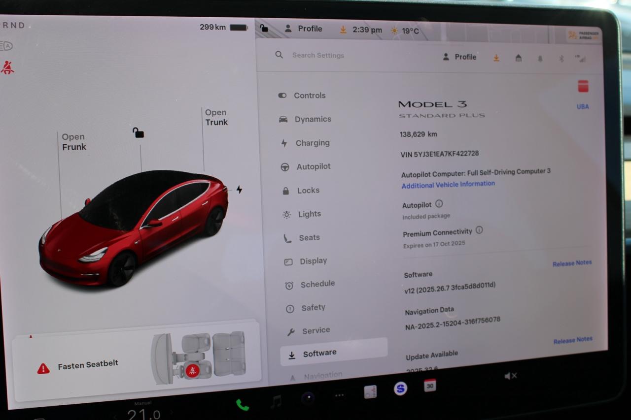 2019 Tesla Model 3 SR+ Panoramic Sunroof $78/Weekly Photo