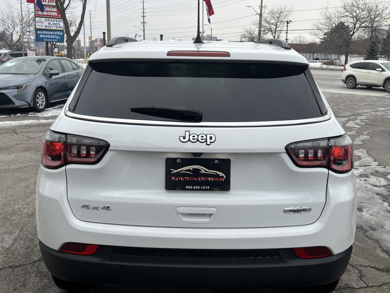 2024 Jeep Compass North 4X4 Pearl White   Htd Seats   Remote Start Photo2