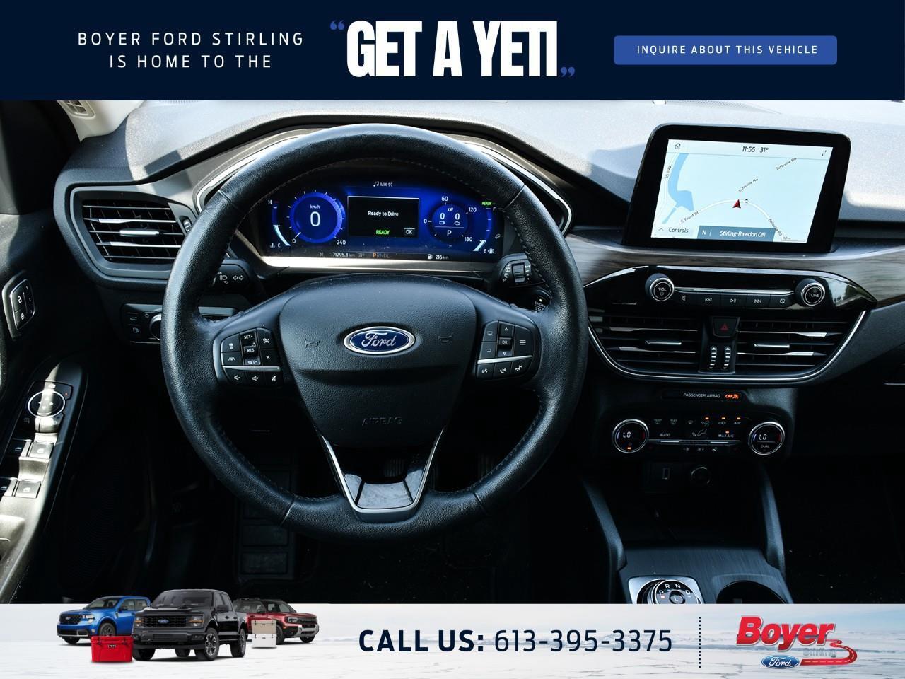 2020 Ford Escape Titanium Hybrid LOCAL TRADE,CLEAN CARFAX! Photo