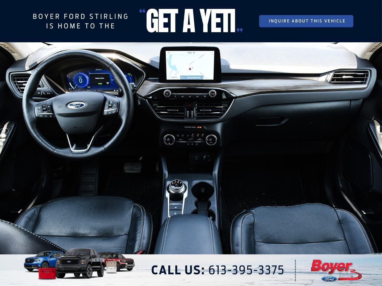 2020 Ford Escape Titanium Hybrid LOCAL TRADE,CLEAN CARFAX! Photo