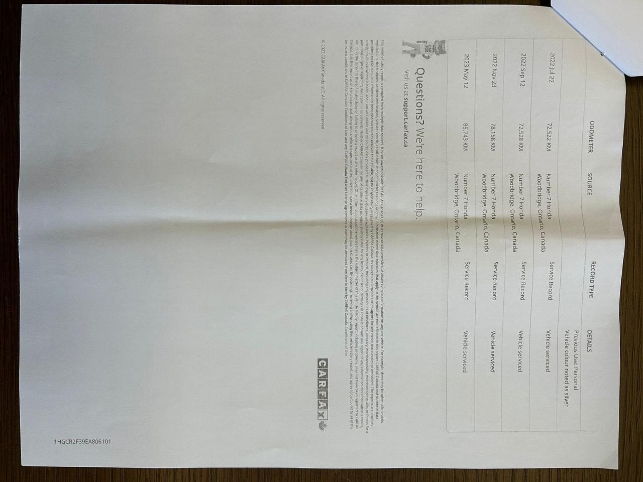 2014 Honda Accord Sedan 4dr I4 CVT LX LOW KM only96407KMS Certified Photo