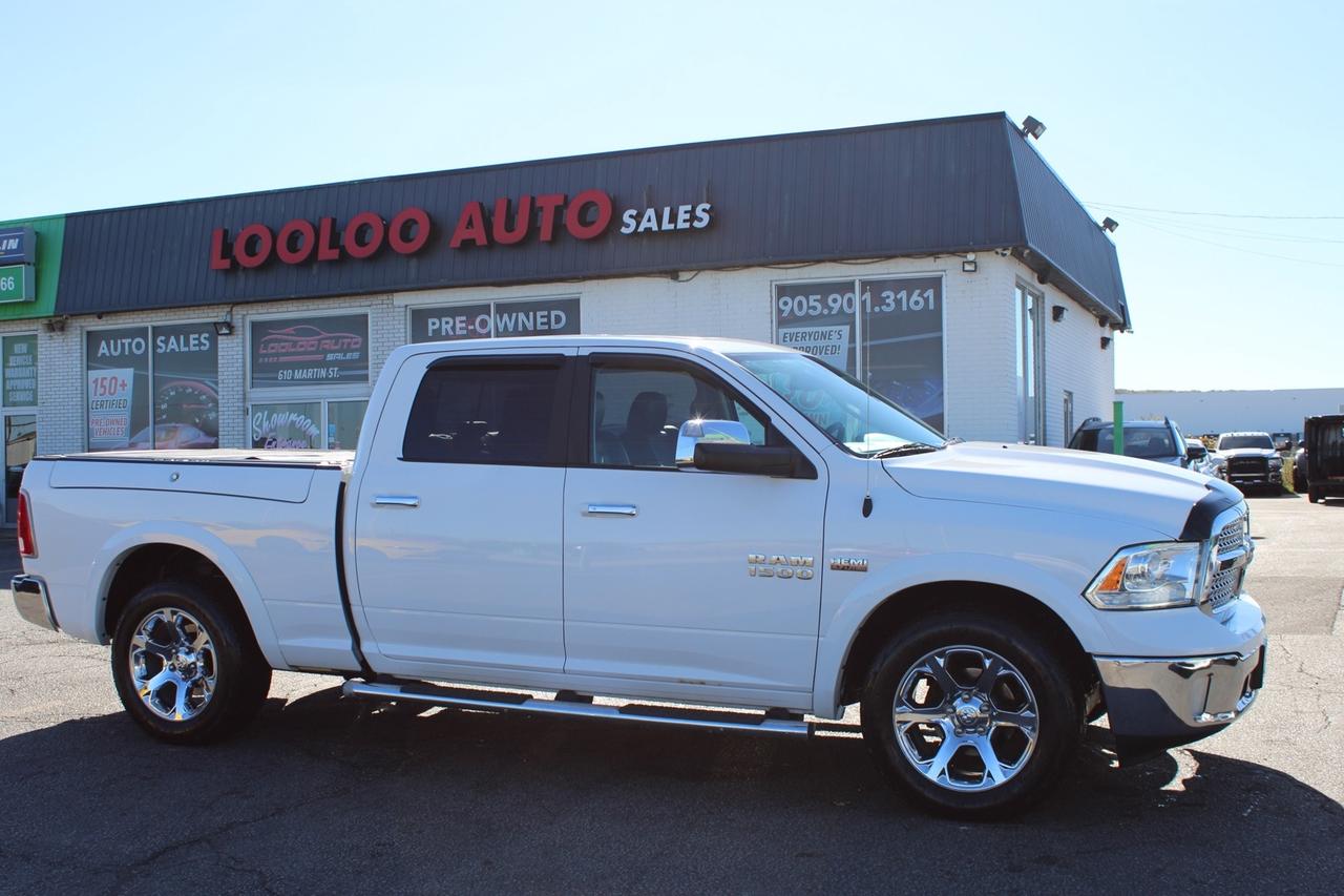 2018 RAM 1500 Laramie Crew Cab 4WD 5.7L HEMI SAFETY CERTIFIED Photo0