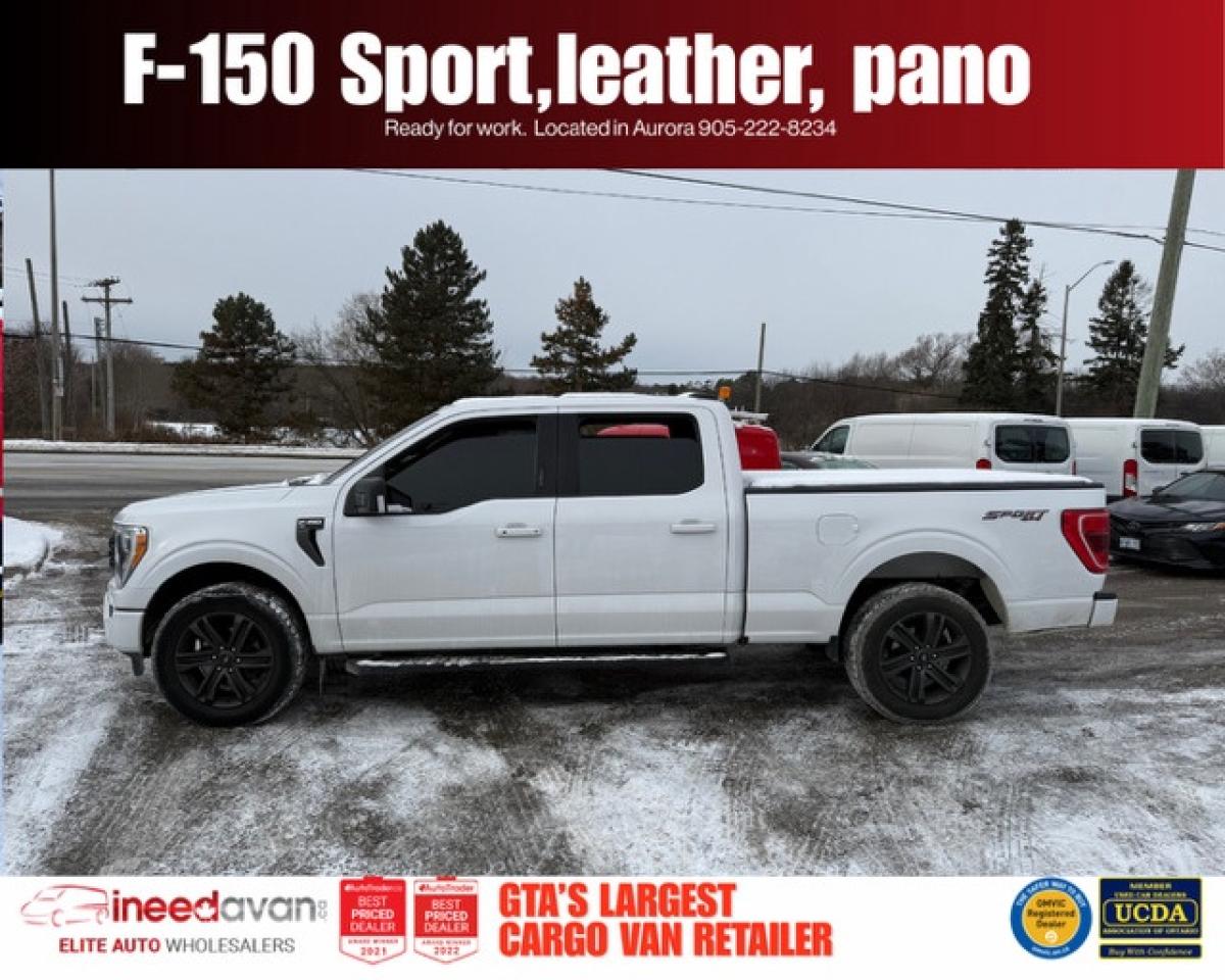 2021 Ford F-150 SPORT MODEL, V6, LEATHER, PANO ROOF Photo0
