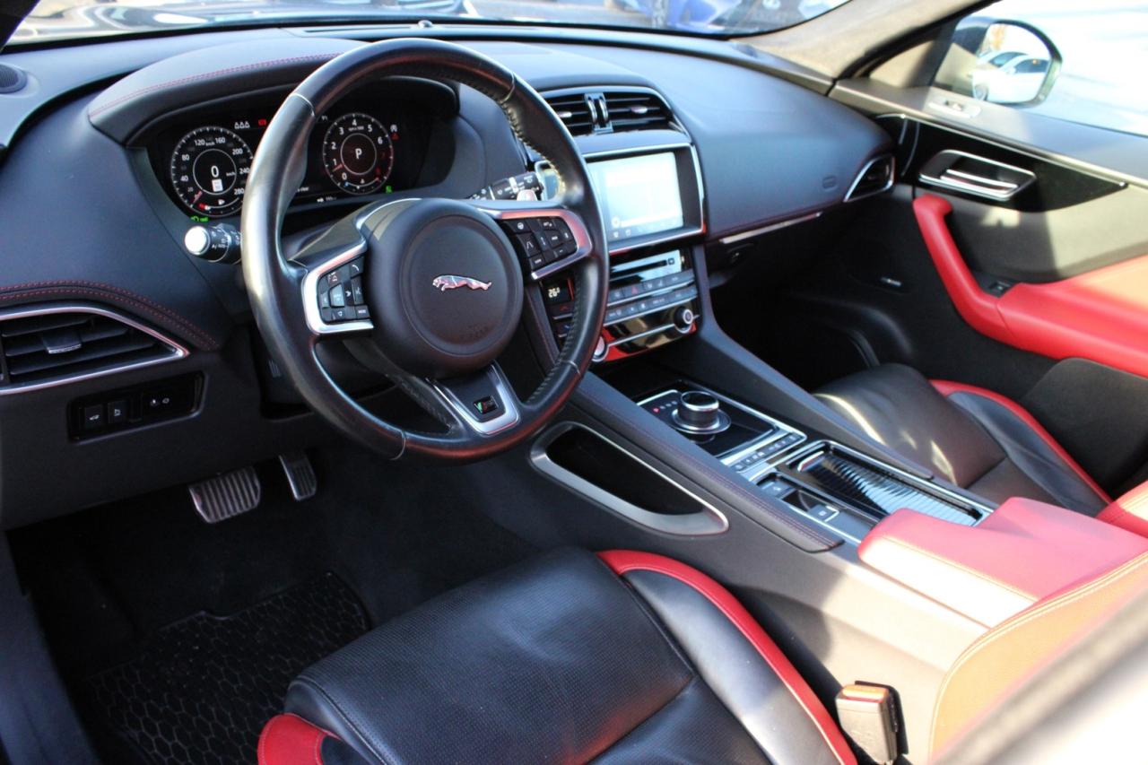 2020 Jaguar F-PACE S   No Accident   Red Interior   Safety Certified Photo