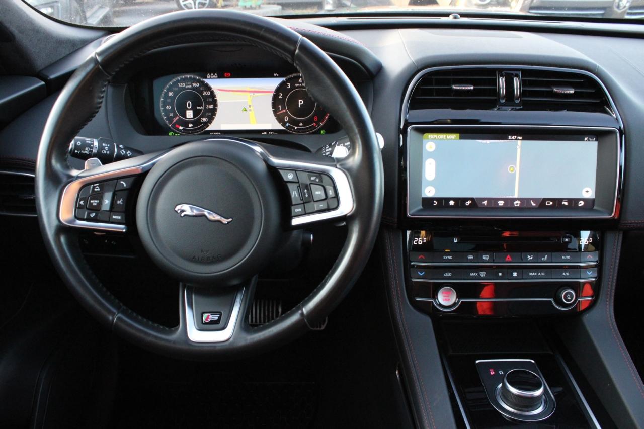 2020 Jaguar F-PACE S   No Accident   Red Interior   Clean Carfax Photo