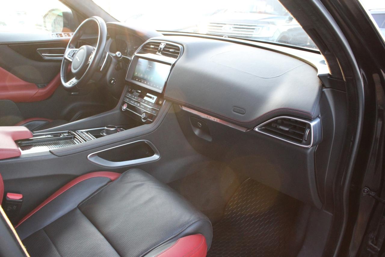 2020 Jaguar F-PACE S   No Accident   Red Interior   Safety Certified Photo