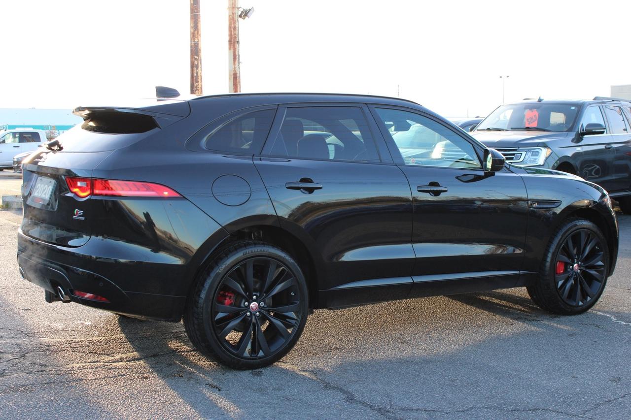 2020 Jaguar F-PACE S   No Accident   Red Interior   Clean Carfax Photo